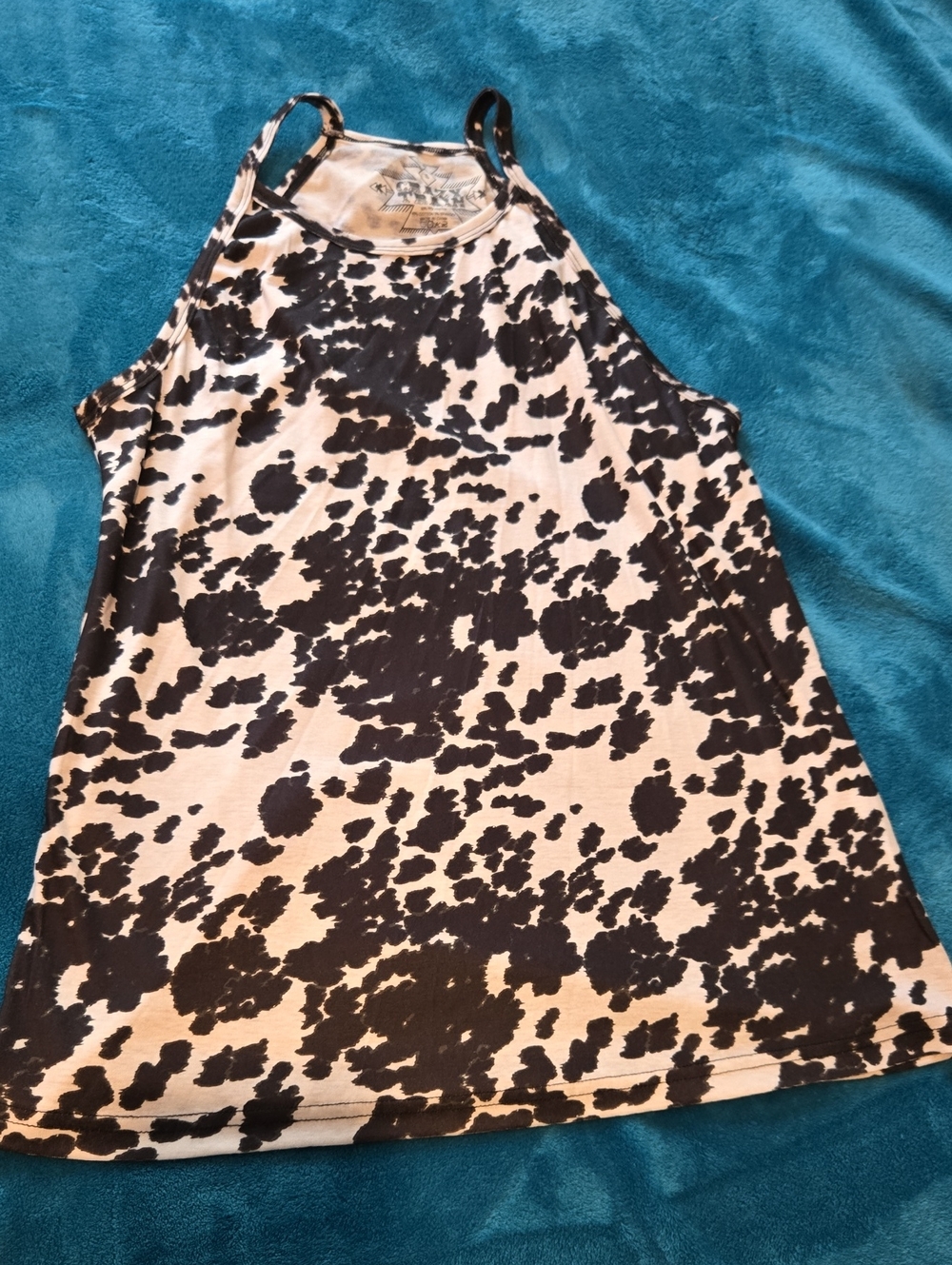 Cow Print Tank-NWOT